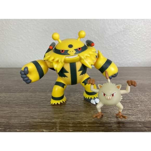 Pokemon Battle Figure Set Electivire & Mankey Articulated Figures 2022 - Picture 2 of 8